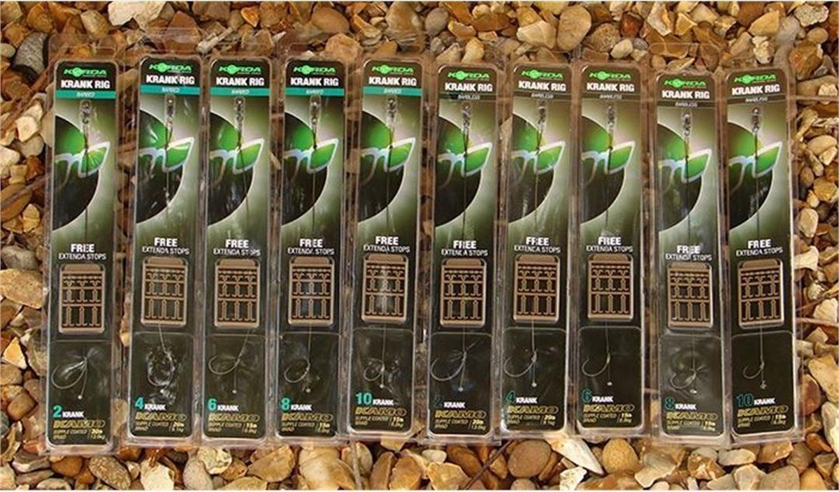 Korda Krank Ready Rig - Haakmaat 8 - Camo
