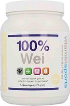 100% Wei Formule (vier smaken) banaan, 900 gram