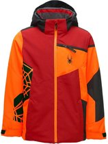 Spyder Challenger jongens ski/snowboard jas oranje