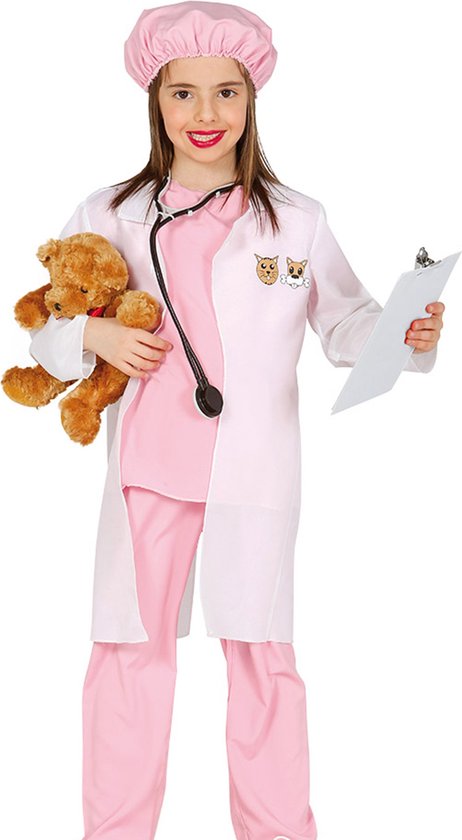 FIESTAS GUIRCA, S.L. - Roze dierenarts kostuum voor meisjes - jaar)