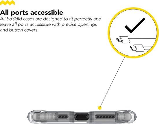 SoSkild iPhone 11 Pro Hoesje Defend Heavy Impact - Smokey Grey