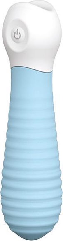 DREAM TOYS RIBBED BABY BOO BLUE