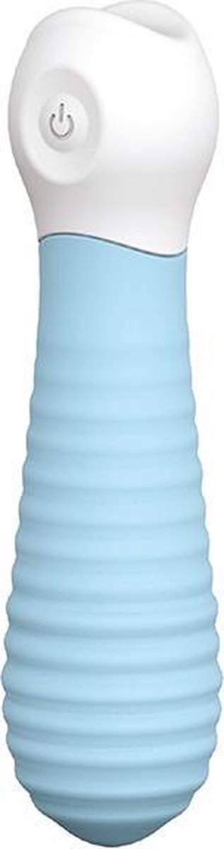 Goedkoopste DREAM TOYS RIBBED BABY BOO BLUE
