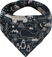 Noppies Jongens Sjaaltje Addison all over print - Dark Sapphire - Maat 1-SIZE