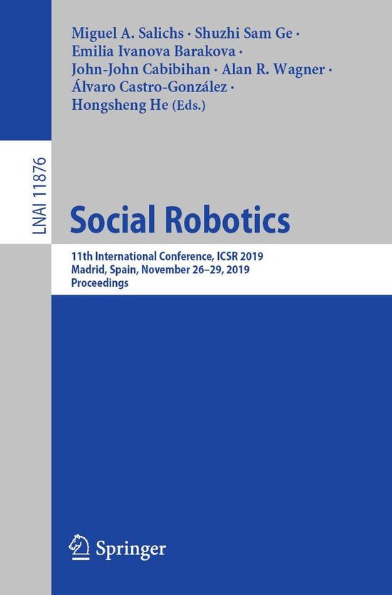 Springer Nature Proceedings Computer Science - Social Roboti ... - cover