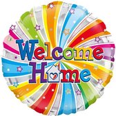 Folie ballon welcome home 18 inch (45cm)