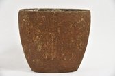 Aardewerk Potten Corumba - Vaas Corumba Ovaal 41x17x37cm Roestwash
