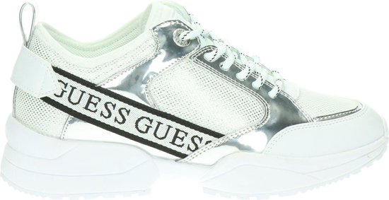 Guess dames dad sneaker - Zilver - Maat 36 | bol.com