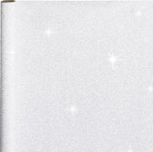 Gift Deco Inpakpapier Glitters 300 X 50 Cm Zilver