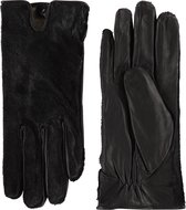 Leren handschoenen dames model Zamora Color: Black, Size: 7