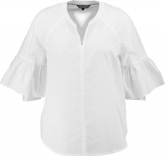 Tommy hilfiger witte tuniek blouse - Maat L | bol.com
