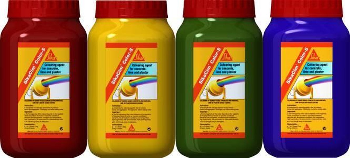 Sikacim Color-S - Mortel, kalk en gipsverf - Sika -  Bruin - 700 gr