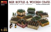 1:35 MiniArt 35574 Beer Bottles & Wooden Crates Plastic kit