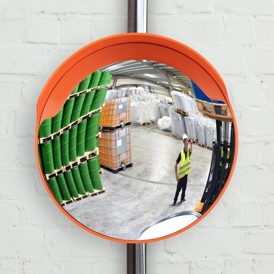 miroir de sécurité relaxdays - miroir d'observation - miroir de sécurité -  convexe | bol.com
