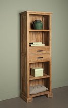 Lorenzo | Teak Boekenkast | 65x35x190