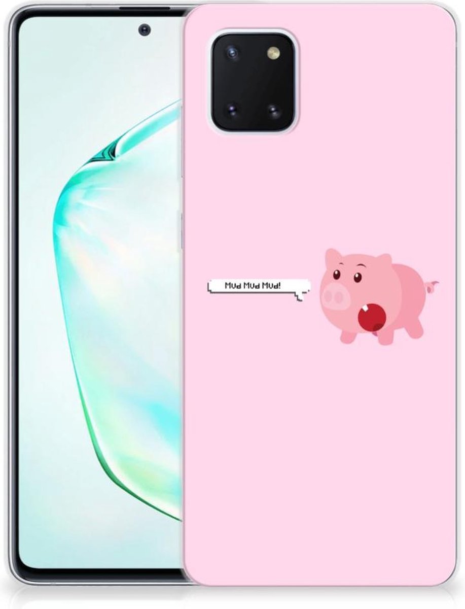 Samsung Galaxy Note 10 Lite Telefoonhoesje met Naam Pig Mud