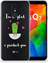 LG Q7 Telefoonhoesje met Naam Cactus Glad
