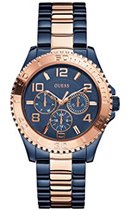 Guess W0231L6 Bff - Horloge - 39.0 mm - Rosékleurig;Blauw