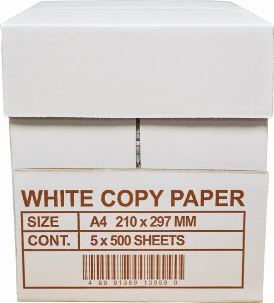 Keuze Herinnering Netelig Pallet printpapier / kopieerpapier A4 - White Label - 75 grams - 40 dozen |  bol.com