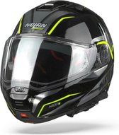 Nolan N100-5 Balteus 43 Glossy Black Yellow Systeemhelm - Motorhelm - Maat XL
