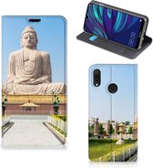Huawei Y7 hoesje Y7 Pro (2019) Book Cover Boeddha