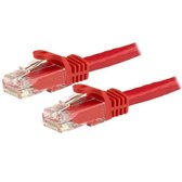 StarTech.com Câble réseau N6PATC10MRD 10 m Cat6 U / UTP (UTP) Rouge