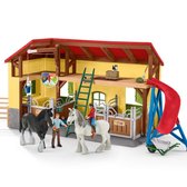 Schleich Farm World Speelfigurenset  - Paardenstal - Kinderspeelgoed voor Jongens en Meisjes - 3 tot 8 jaar - 31 Onderdelen - 42485