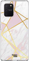 HappyCase Samsung Galaxy S10 Lite Hoesje TPU Roze Marmer Print