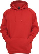 Heren - Mannen - Extra dik en zacht - Dikke kwaliteit - Casual - Modern - Classic - Streetwear - Urban - Effen - Basic - Plain Hoodie rood