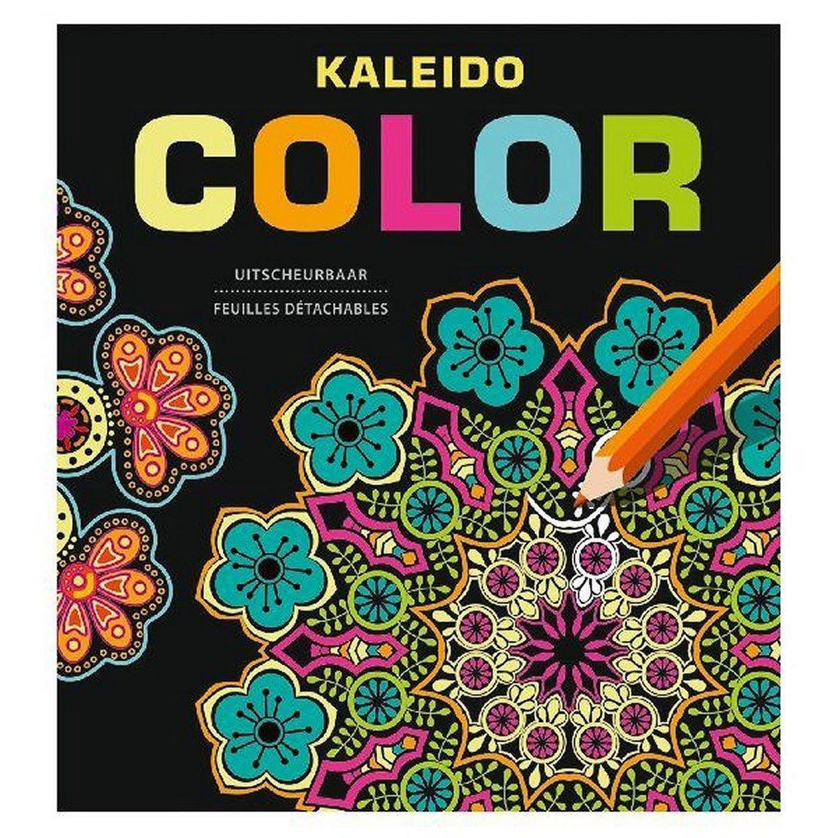 Kleurplaten voor volwassenen makkelijk: kleurboek Kaleido Color 21 cm