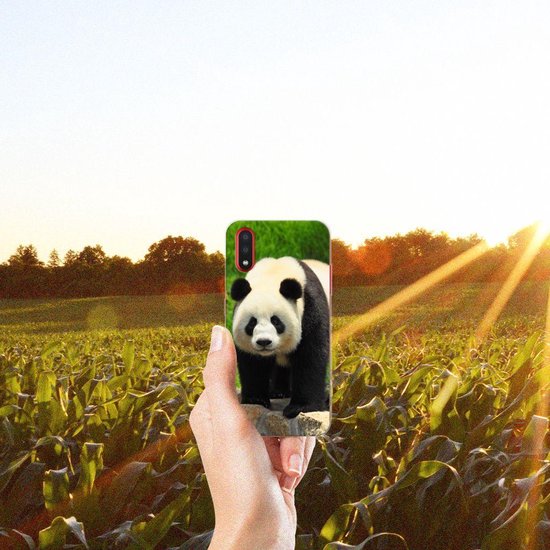 Coque pour Samsung Galaxy A01 TPU Bumper Silicone Étui Housse Panda