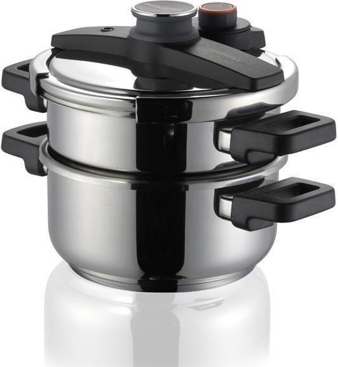 Tescoma - TE702768 - Snelkookpan - 4 en 6 liter - RVS - Ulitma Duo