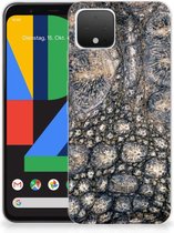 Google Pixel 4 TPU Hoesje Krokodillenprint