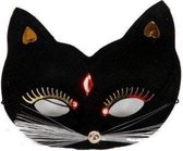 Oogmasker Kat Zwart
