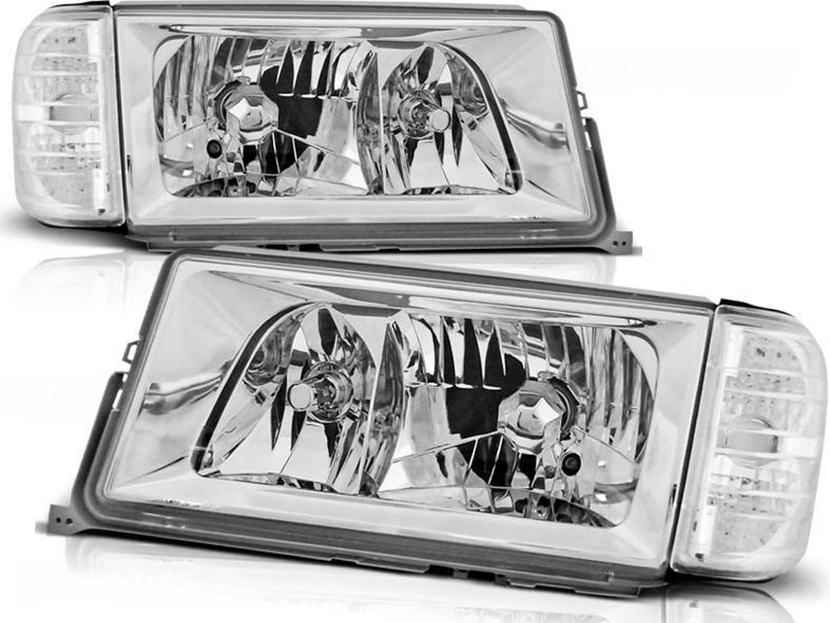 Koplampen MERCEDES W201/190 12 82-05 93 CHROOM