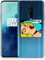 Silicone Back Cover OnePlus 7T Pro Popart Oh Yes