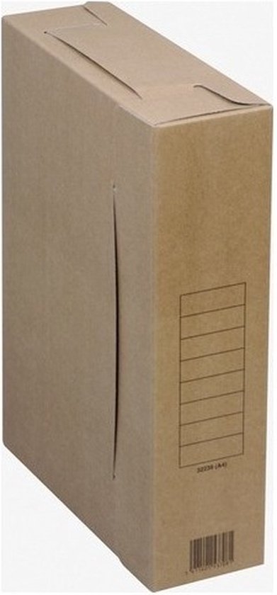 8x Kantoor archiefdoos karton 32 x 22 cm - A4 - Archiveren -  Kantoorbenodigdheden -... | bol.com