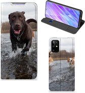 Geschikt voor Samsung Galaxy S20 Plus Hoesje maken Honden Labrador