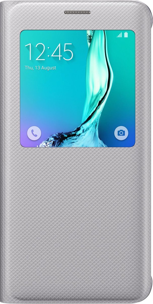 Samsung S view cover - zilver - voor Samsung G928 S6 edge+