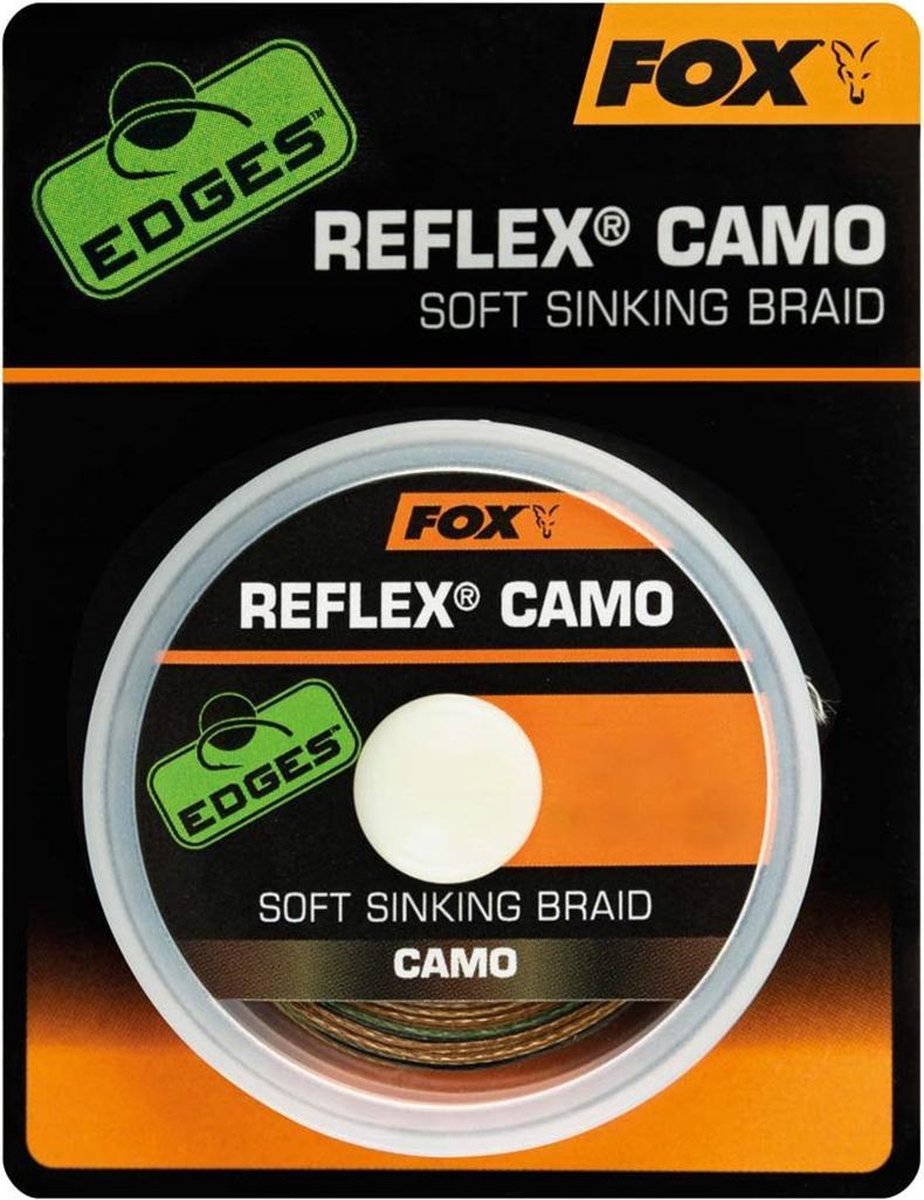 Fox Edges Reflex Soft Sinking Braid - Onderlijnmateriaal - Camouflage - 25lb - Camouflage