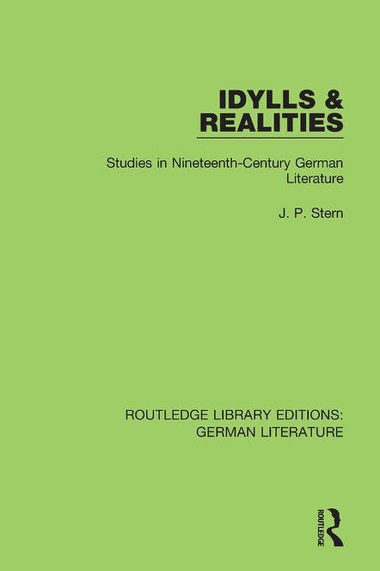 Routledge Library Editions: German Literature - Idylls & Rea ... - cover