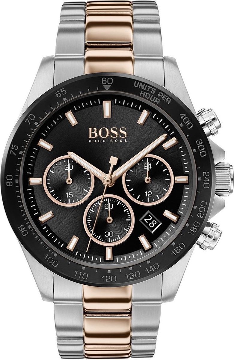 BOSS HB1513757 HERO - Polshorloge - Staal - Zilverkleurig - Ø 43 mm