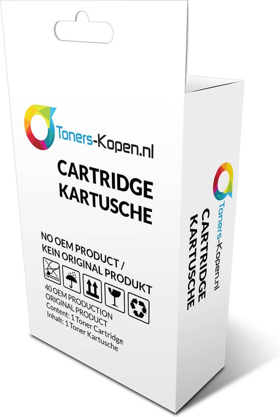 Boîte avec une cartouche de toner noire, Toners-kopen.nl