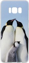 ADEL Kunststof Back Cover Hardcase Hoesje Geschikt Voor Samsung Galaxy S8 - Pinguin