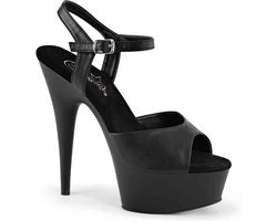 EU 41,5 = US 11 | DELIGHT-609 | 6 Heel, 1 3/4 PF Ankle Strap Sandal