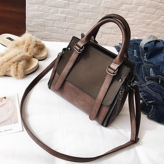 Vintage handtassen voor vrouwen vrouwelijke merk lederen handtas kleine  tassen Lady... | bol.com