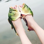 Vissen stijl EVA materiaal zomer strand sandalen simulatie vis strand Slippers voor mannen  grootte: 43 werf