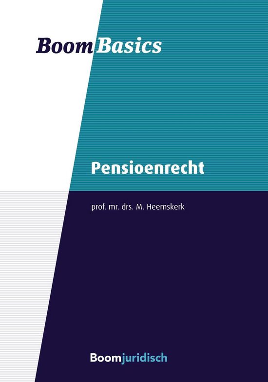 Boom Basics - Pensioenrecht - cover