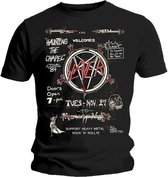 Slayer - Haunting 84 Flier heren unisex T-shirt zwart - S