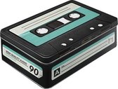 Retro Cassette Tinnen Blik Plat